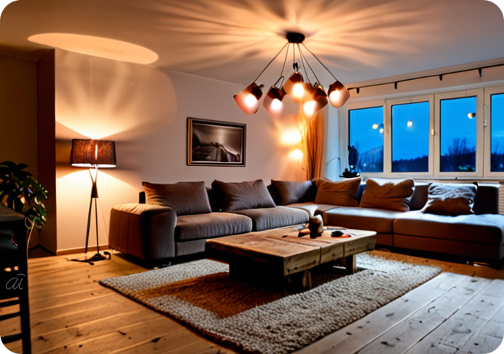 Es gibt viele verschiedene Möglichkeiten, stimmungsvolles indirektes Licht im Wohnbereich zu kreieren