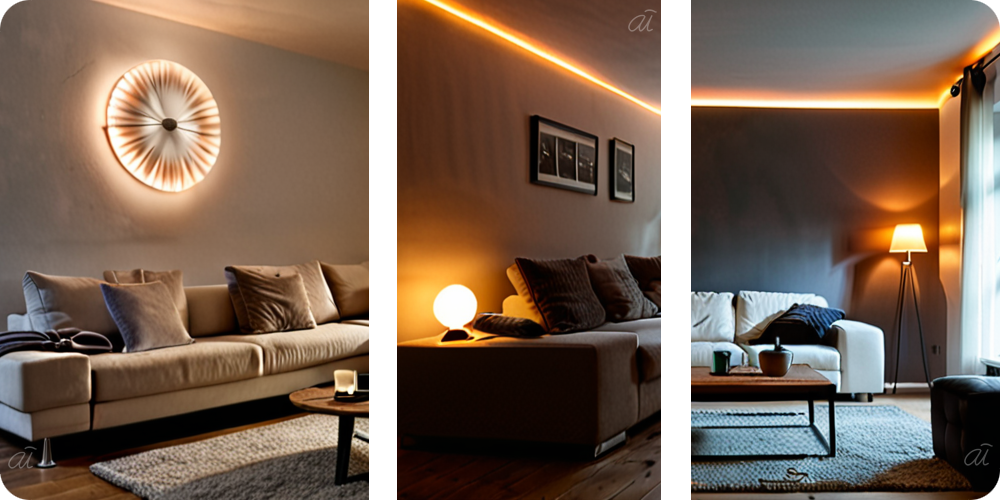 Es gibt viele verschiedene Möglichkeiten, stimmungsvolles indirektes Licht im Wohnbereich zu kreieren